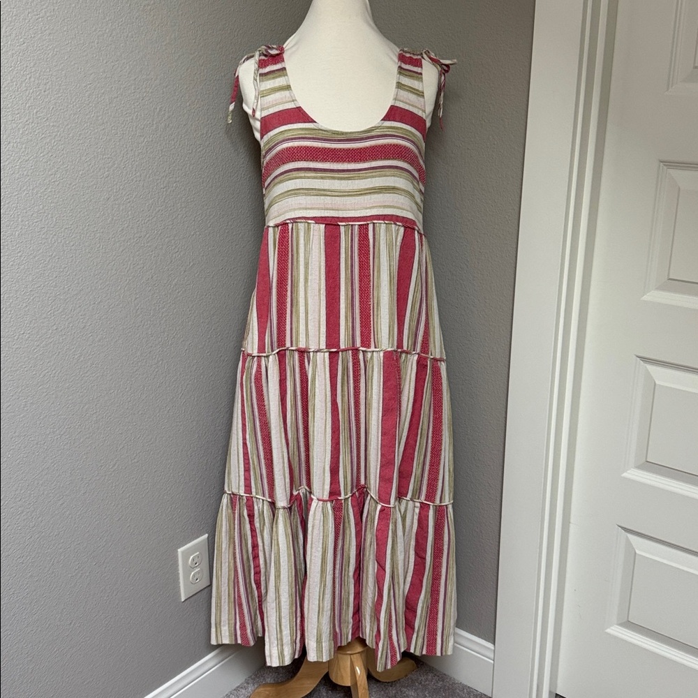 Faherty Lanai Linen dress small